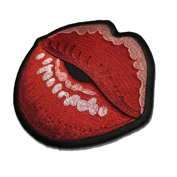 Big Kissing Lips Patch - PATCHERS Iron on Patch