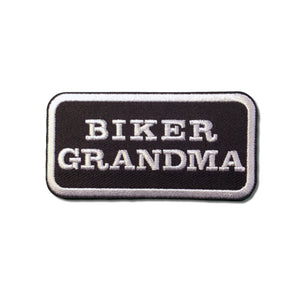 Biker Grandma Patch - PATCHERS Iron on Patch