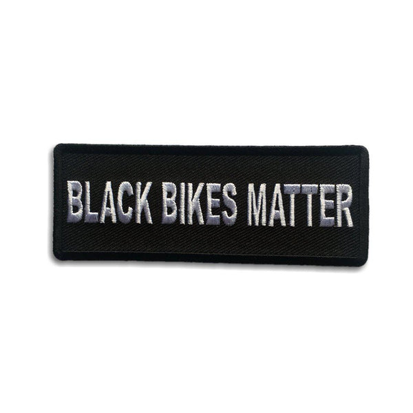 Black Bikes Matter Patch - PATCHERS Iron on Patch