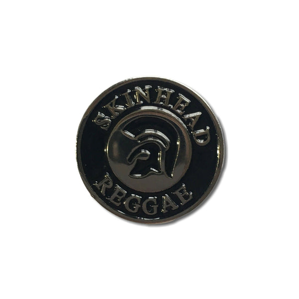 Black Skinhead Reggae Pin Badge - PATCHERS Pin Badge