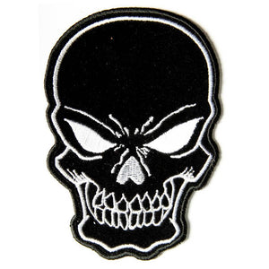 Black Skull Patch - PATCHERS Iron on Patch