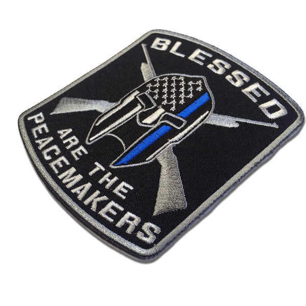 Blessed Are The Peacemakers Police Patch - PATCHERS Iron on Patch