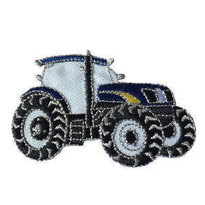 Blue Tractor Farming Patch - PATCHERS Iron on Patch