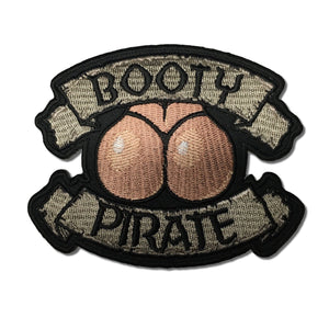 Booty Pirate Patch - PATCHERS Iron on Patch
