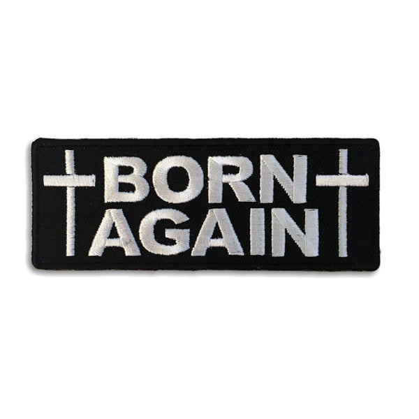 Born Again Cross Patch - PATCHERS Iron on Patch