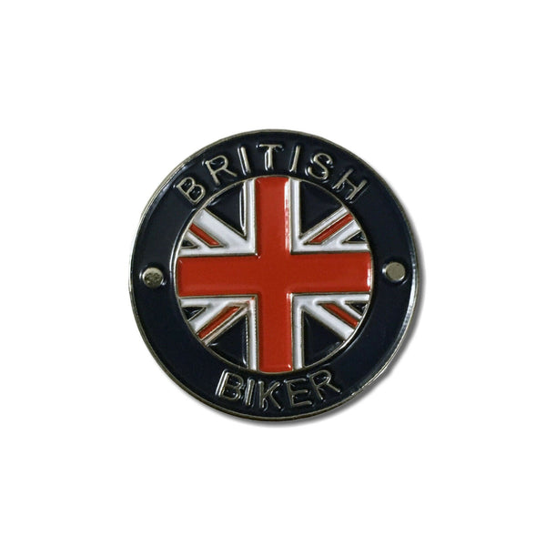 British Biker Pin Badge - PATCHERS Pin Badge