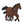Load image into Gallery viewer, Brown Horse &amp; Foal Equestrian Animal Patch - PATCHERS Iron on Patch
