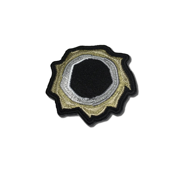 Bullet Hole Metal Patch - PATCHERS Iron on Patch