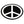 Load image into Gallery viewer, CND Symbol Peace White on Black Patch - PATCHERS Iron on Patch

