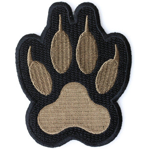 Canine Paw Print Patch - PATCHERS Iron on Patch