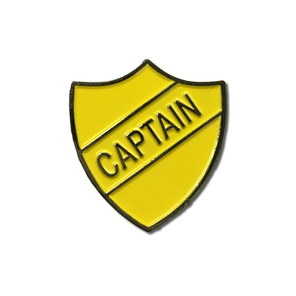 High Quality Metal & Enamel Captain Pin Badge with Secure Locking Back ...