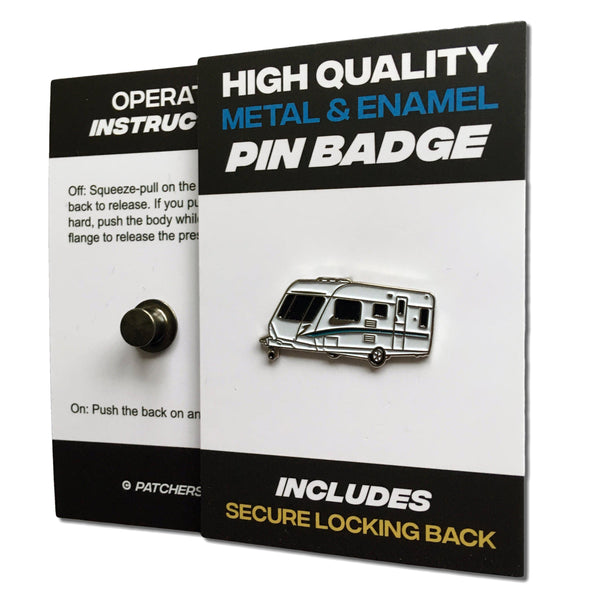 Caravan Pin Badge - PATCHERS Pin Badge