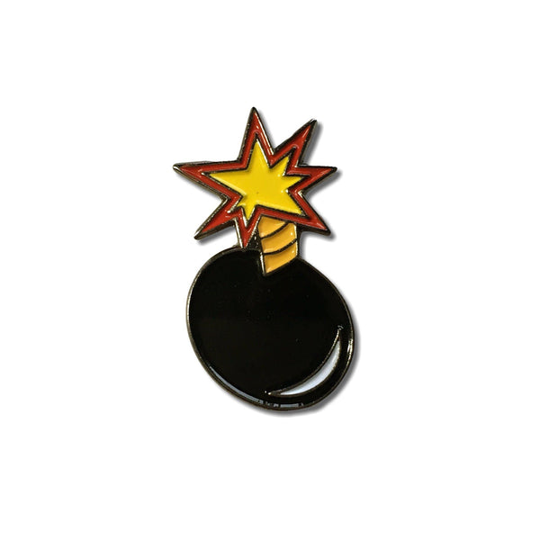 Cartoon Bomb Pin Badge - PATCHERS Pin Badge