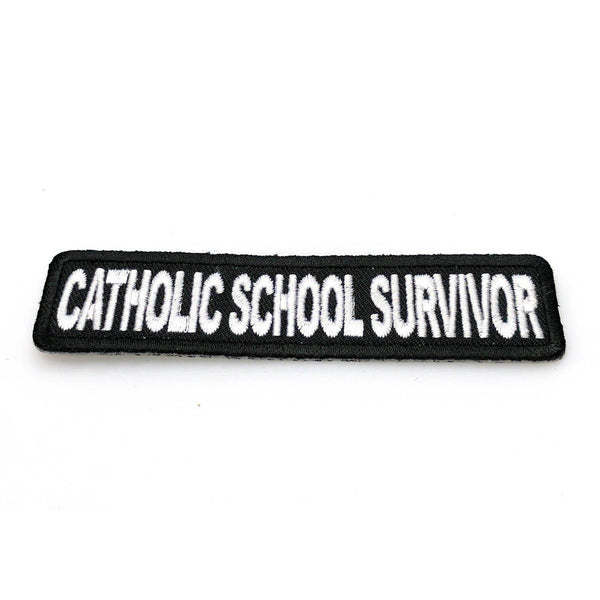 Catholic School Survivor Patch - PATCHERS Iron on Patch