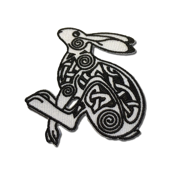 Celtic Hare Patch - PATCHERS Iron on Patch