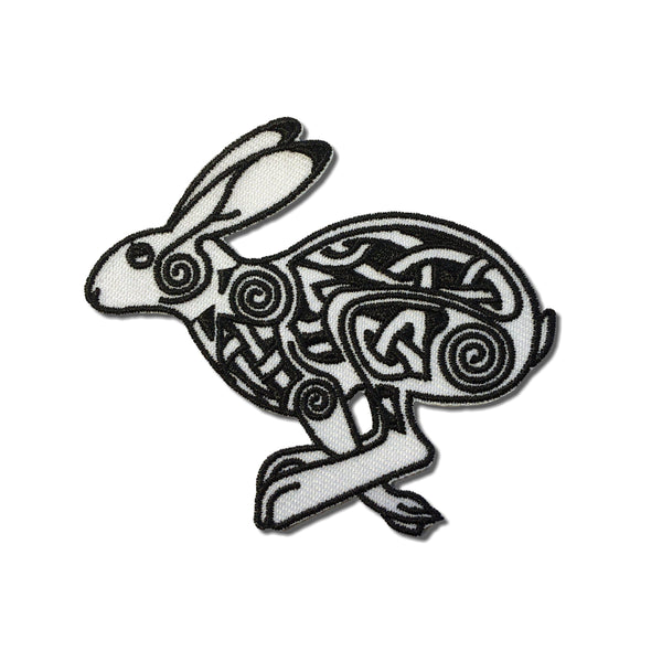 Celtic Hare Patch - PATCHERS Iron on Patch