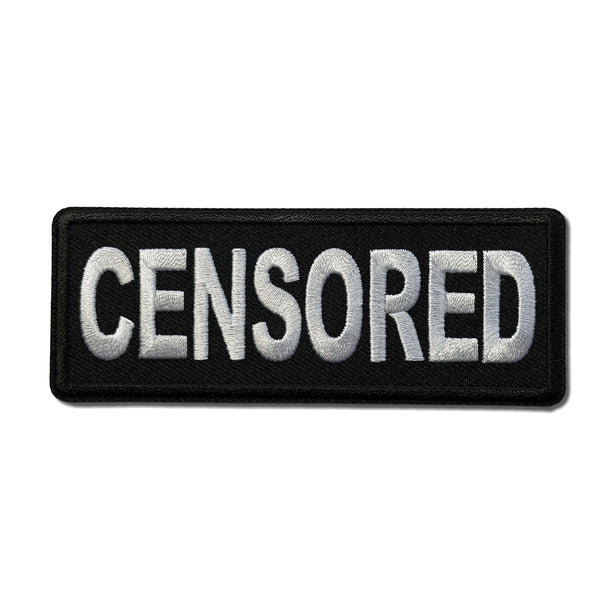 Censored Patch - PATCHERS Iron on Patch