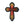 Load image into Gallery viewer, Christian Cross Red Yellow Flower Petal Patch - PATCHERS Iron on Patch

