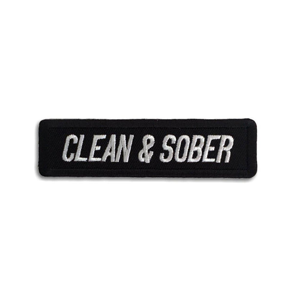 Clean and Sober Patch - PATCHERS Iron on Patch
