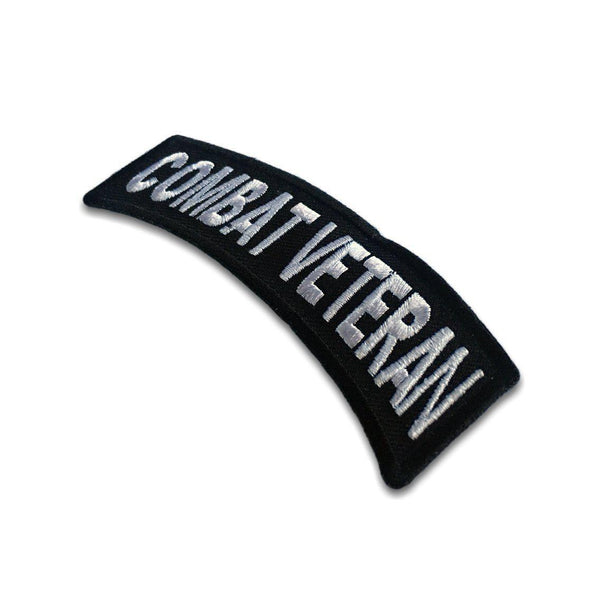 Combat Veteran Rocker Patch - PATCHERS Iron on Patch