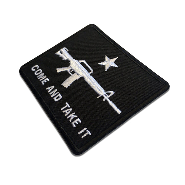 Come and Take It Star Machine Gun Patch - PATCHERS Iron on Patch