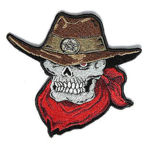 Cowboy Skull Patch - PATCHERS Iron on Patch