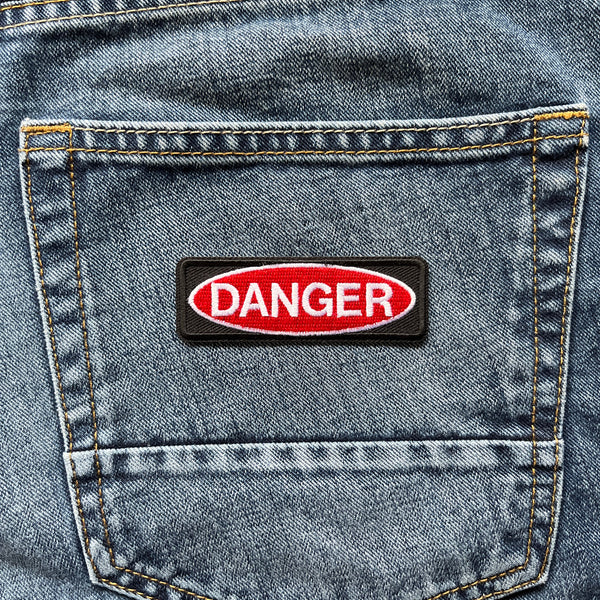 Danger Patch - PATCHERS Iron on Patch