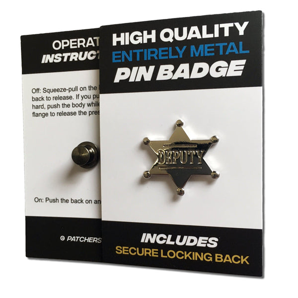 Deputy Pin Badge - PATCHERS Pin Badge