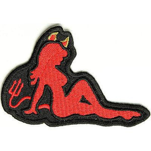 Devil Girl Patch - PATCHERS Iron on Patch
