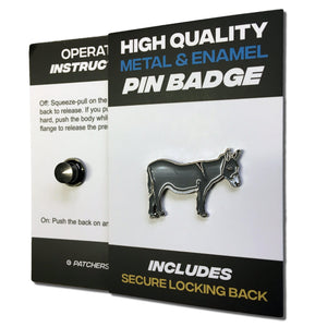 Donkey Pin Badge - PATCHERS Pin Badge