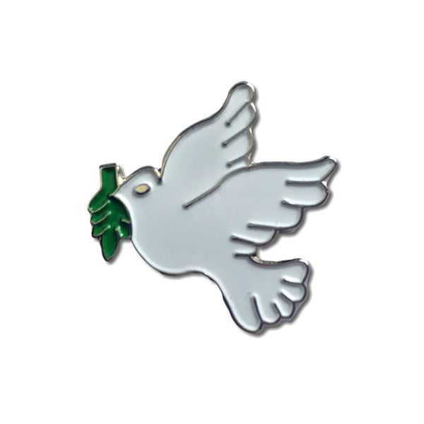 Dove of Peace Pin Badge - PATCHERS Pin Badge