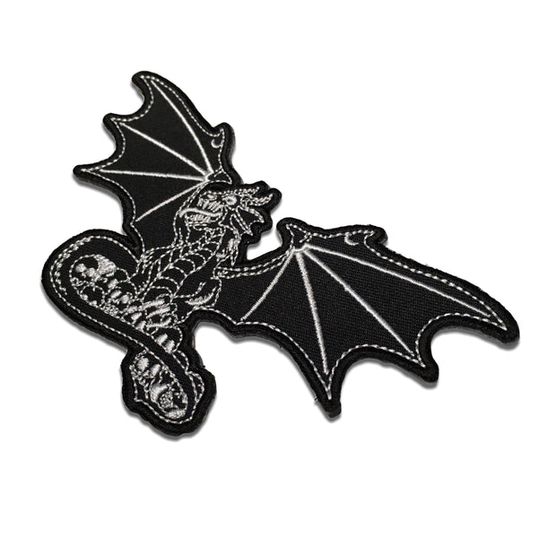 Dragon with Skulls Patch - PATCHERS Iron on Patch