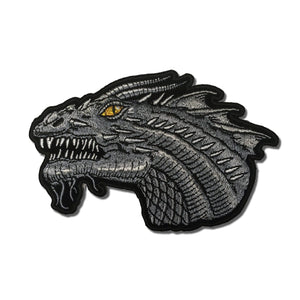 Dragon with Yellow Eyes Patch - PATCHERS Iron on Patch