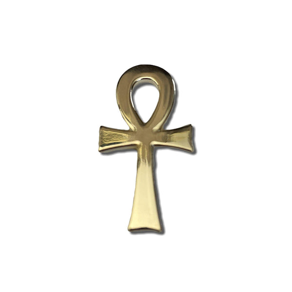 Egyptian Ankh Gold Plated Pin Badge - PATCHERS Pin Badge