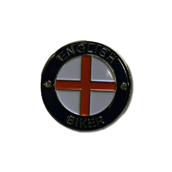 English Biker Pin Badge - PATCHERS Pin Badge