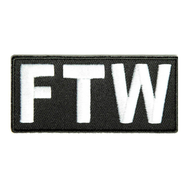 FTW Forever Two Wheels Patch - PATCHERS Iron on Patch