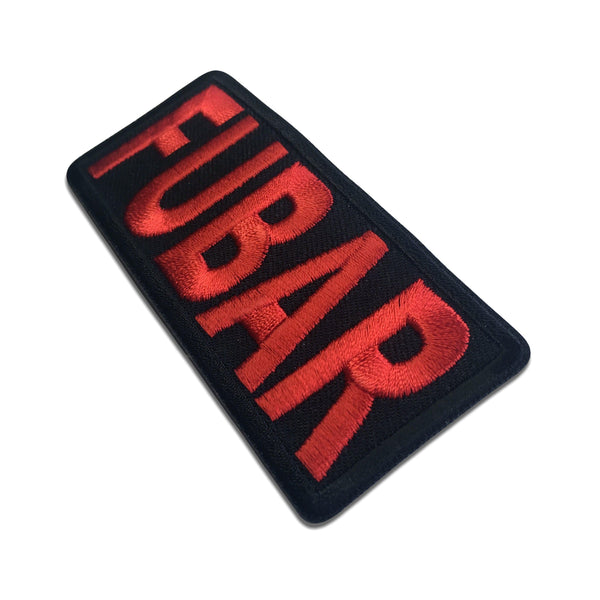 FUBAR F#$?#d Up Beyond All Repair Red Patch - PATCHERS Iron on Patch