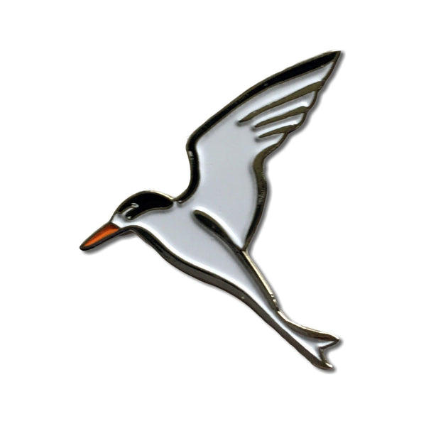 Fairy Tern Bird Pin Badge - PATCHERS Pin Badge
