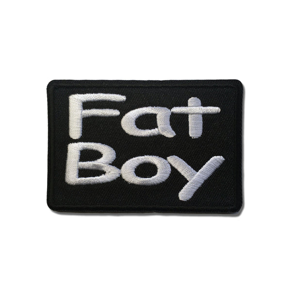Fat Boy Patch - PATCHERS Iron on Patch