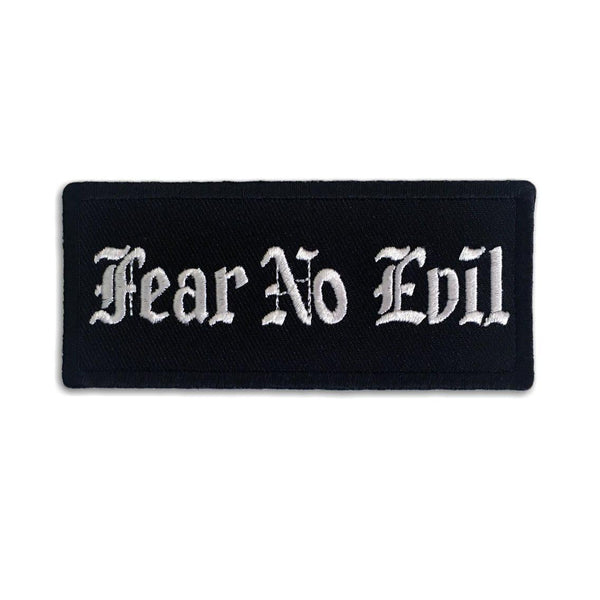 Fear No Evil Patch - PATCHERS Iron on Patch