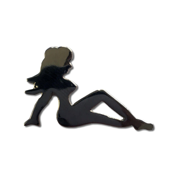 Female Silhouette Pin Badge - PATCHERS Pin Badge