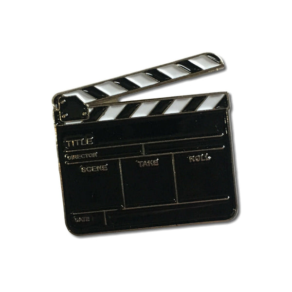 Film Clapper Board Pin Badge - PATCHERS Pin Badge