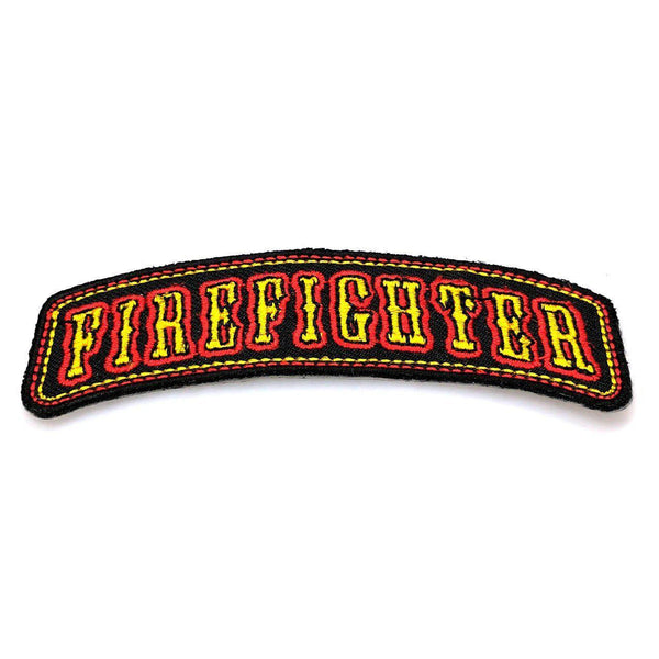 Firefighter Rocker Patch - PATCHERS Iron on Patch