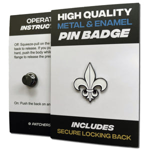 Fleur De Lis Pin Badge - PATCHERS Pin Badge