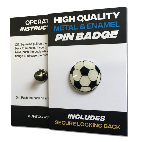 Football Pin Badge - PATCHERS Pin Badge