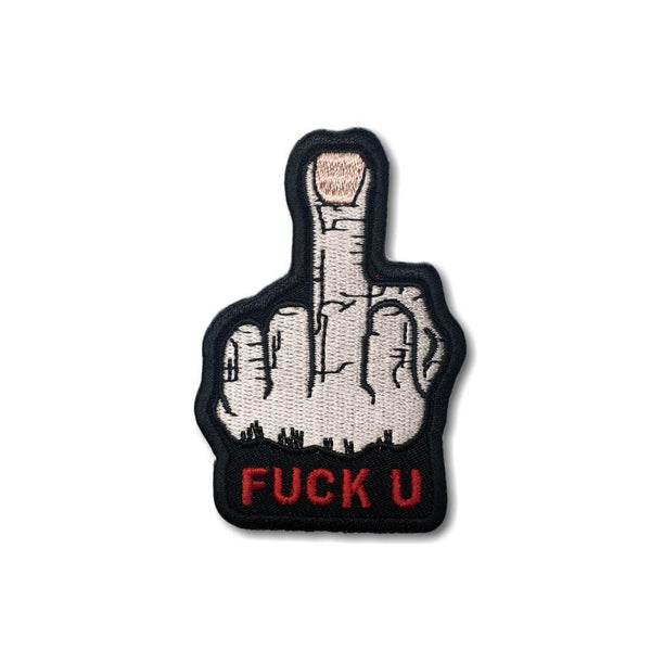Fuck U Finger Patch - PATCHERS Iron on Patch