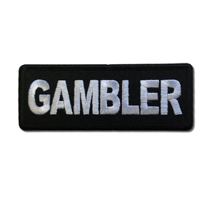 Gambler Patch - PATCHERS Iron on Patch