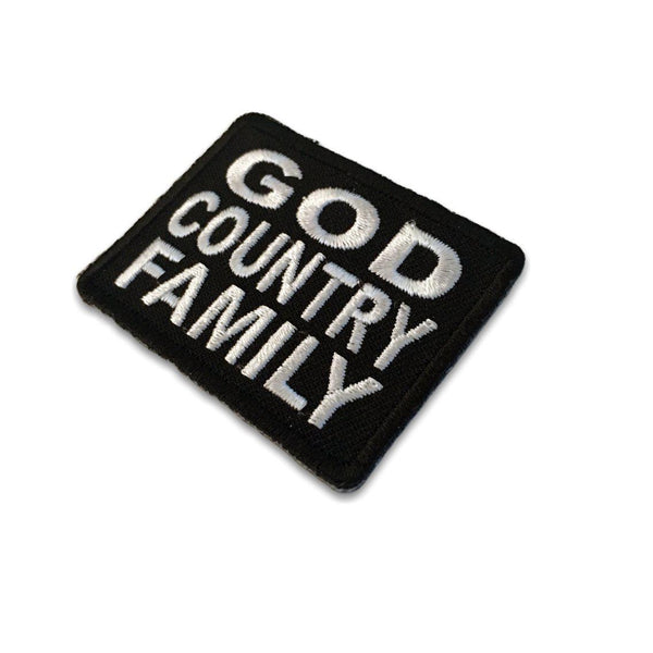 God Country Family Small Patch - PATCHERS Iron on Patch