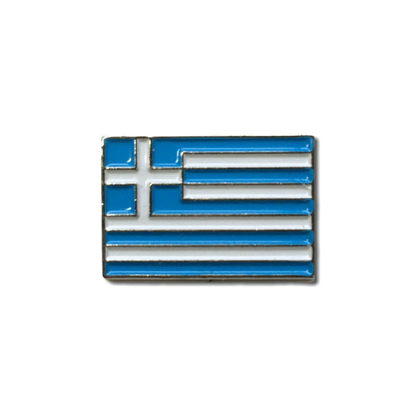 Greece Flag Pin Badge - PATCHERS Pin Badge