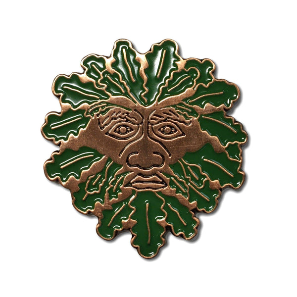 Green Man Pin Badge - PATCHERS Pin Badge